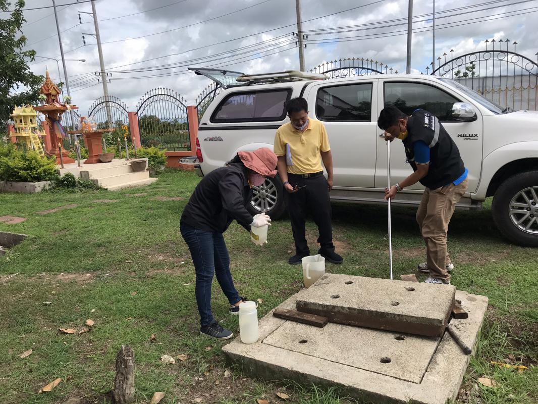 - กิจกรรมงานควบคุมและตรวจสอบการบำบัดน้ำเสีย