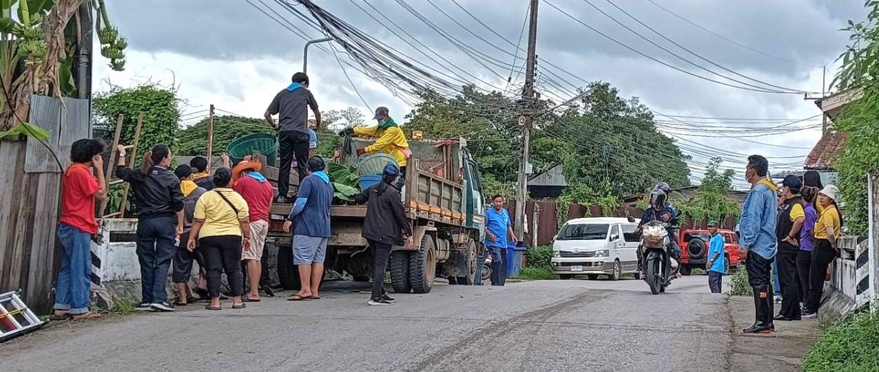 กิจกรรมขุดลอกลำเหมืองสาธารณะชุมชนบ้านทุ่ง