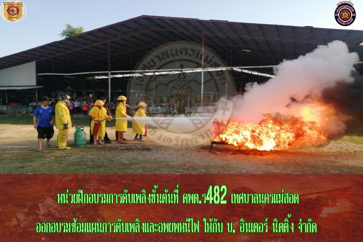 ข่าวดับเพลิงนครเเม่สอด