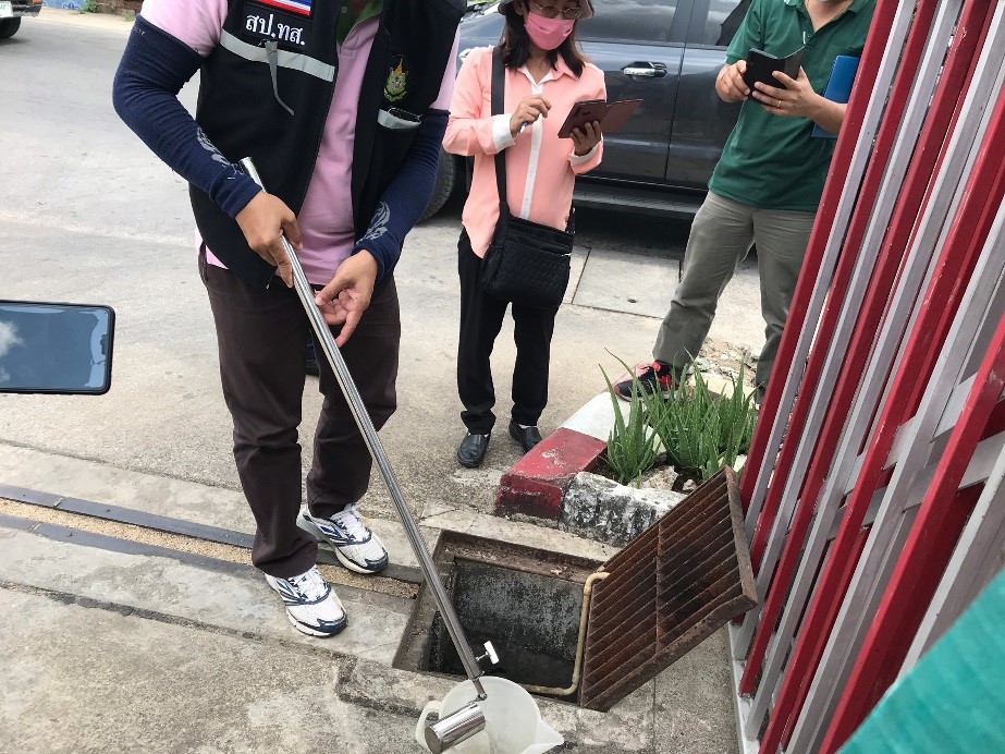 - กิจกรรมงานควบคุมและตรวจสอบการบำบัดน้ำเสีย