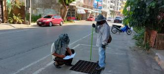 ออกสำรวจงานขุดลอก บริเวณวัดดอนไชย จนถึงสามแยกตลาดบ้านใต้