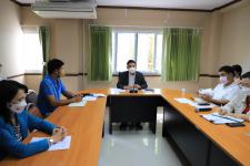 กองยุทธศาสตร์และงบประมาณ จัดประชุมประจำเดือนกุมภาพันธ์ กองยุทธศาสตร์และงบประมาณ เทศบาลนครแม่สอด ครั้งที่ 1/2565