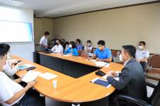 กองยุทธศาสตร์และงบประมาณ จัดประชุมประจำเดือนกุมภาพันธ์ กองยุทธศาสตร์และงบประมาณ เทศบาลนครแม่สอด ครั้งที่ 1/2565