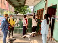 ลงพื้นที่ชุมชนสักทอง เพื่อเยี่ยมเยือนผู้สูงอายุที่ต้องได้รับการดูแลระยะยาว