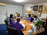 ประชุมหัวหน้าฝ่าย ประกอบด้วย งานสังคมสงเคราะห์ งานพัฒนาชุมชน งานส่งเสริมและสนับสนุนสวัสดิการสังคม และงานธุรการ ในสังกัดกองสวัสดิการสังคมเพื่อติดตามการมอบหมายงานในภารกิจของกองสวัสดิการสังคม