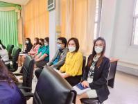 น.ส.ระวีกัญจณัฐ หริรักษ์ ผู้อำนวยการกองสวัสดิการสังคม ข้าร่วมประชุม หัวหน้าส่วนราชการ ครั้งที่ 3/2565 ประจำเดือนมีนาคม