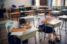 นายพีระ วงค์หมอ ผู้อำนวยการกองการศึกษา ลงพื้นที่ตรวจความเรียบร้อย สนามสอบ RT ประจำปีการศึกษา 2564