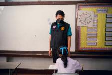 นายพีระ วงค์หมอ ผู้อำนวยการกองการศึกษา ลงพื้นที่ตรวจความเรียบร้อย สนามสอบ RT ประจำปีการศึกษา 2564