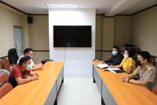 คณะกรรมการตรวจรับโครงการปรับปรุงระบบเคเบิ้ลทีวีเพื่อการศึกษาเทศบาลนครแม่สอด เข้าตรวจรับโครงการปรับปรุงระบบเคเบิ้ลทีวีเพื่อการศึกษาชุมชนวัดหลวงและชุมชนอิสลาม