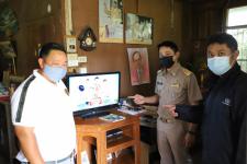 คณะกรรมการตรวจรับโครงการปรับปรุงระบบเคเบิ้ลทีวีเพื่อการศึกษาเทศบาลนครแม่สอด เข้าตรวจรับโครงการปรับปรุงระบบเคเบิ้ลทีวีเพื่อการศึกษาชุมชนวัดหลวงและชุมชนอิสลาม