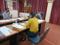 ประชุมคณะกรรมการกลั่นกรองการประเมินผลการปฏิบัติราชการ ครั้งที่1(ครึ่งปีแรก) ประจำปี 2565 ของพนักงานครูเทศบาลและบุคลากรทางการศึกษา