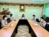 ประชุมหัวหน้าฝ่ายประจำเดือน เมษายน 2565 ประกอบด้วยฝ่ายสังคมสงเคราะห์ ฝ่ายพัฒนาชุมชน ฝ่ายส่งเสริมและสวัสดิการสังคมและงานธุรการ 