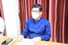 เข้าร่วมประชุมหัวหน้าส่วนราชการ เทศบาลนครแม่สอด ครั้งที่ 4/2565 ประจำเดือนเมษายน 