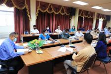 เข้าร่วมประชุมหัวหน้าส่วนราชการ เทศบาลนครแม่สอด ครั้งที่ 4/2565 ประจำเดือนเมษายน 