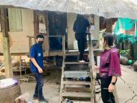 ลงพื้นที่ร่วมกับเจ้าหน้าที่คลินิคอบอุ่น เพื่อประเมินครอบครัวแบะเตรียมความพร้อมของครอบครัวที่ต้องให้การผู้ป่วยที่ต้องได้รับการดูแลระยะยาว ชุมชนสองแควสอง