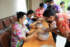 กองยุทธศาสตร์และงบประมาณ จัดกิจกรรมรดน้ำดำหัว เนื่องในประเพณีสงกรานต์ ประจำปี 2565