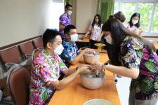 กองยุทธศาสตร์และงบประมาณ จัดกิจกรรมรดน้ำดำหัว เนื่องในประเพณีสงกรานต์ ประจำปี 2565