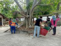 กิจกรรมพัฒนาทำความสะอาด ปรับปรุงภูมิทัศน์ภายในบริเวณสุสานดอนแก้ว