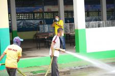 กองการศึกษาร่วมกับ ฝ่ายป้องกันและบรรเทาสาธาธารณภัย และโรงเรียนในสังกัดเทศบาลนครแม่สอด จัดกิจกรรม Big Cleaning Day