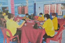 โครงการประชุมเชิงปฏิบัติการพัฒนาศักยภาพสตรีและฝึกอาชีพ เทศบาลนครแม่สอด หลักสูตร กระเป๋าลดโลกร้อน 