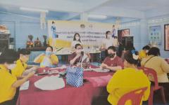 โครงการประชุมเชิงปฏิบัติการพัฒนาศักยภาพสตรีและฝึกอาชีพ เทศบาลนครแม่สอด หลักสูตร กระเป๋าลดโลกร้อน 