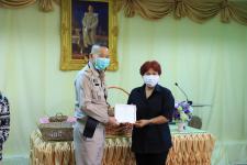 โครงการฝึกอาชีพให้ความรู้ชุมชนในเขตเทศบาลนครแม่สอดระยะยาว ประจำปีงบประมาณ 2564 หลักสูตรที่ 1 ดอกไม้ประดิษฐ์จากริบบิ้นผ้า