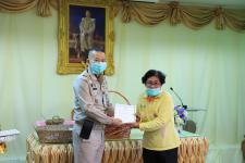 โครงการฝึกอาชีพให้ความรู้ชุมชนในเขตเทศบาลนครแม่สอดระยะยาว ประจำปีงบประมาณ 2564 หลักสูตรที่ 1 ดอกไม้ประดิษฐ์จากริบบิ้นผ้า