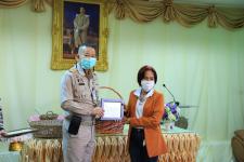 โครงการฝึกอาชีพให้ความรู้ชุมชนในเขตเทศบาลนครแม่สอดระยะยาว ประจำปีงบประมาณ 2564 หลักสูตรที่ 1 ดอกไม้ประดิษฐ์จากริบบิ้นผ้า