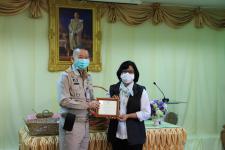 โครงการฝึกอาชีพให้ความรู้ชุมชนในเขตเทศบาลนครแม่สอดระยะยาว ประจำปีงบประมาณ 2564 หลักสูตรที่ 1 ดอกไม้ประดิษฐ์จากริบบิ้นผ้า