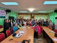 โครงการฝึกอาชีพให้ความรู้ชุมชนในเขตเทศบาลนครแม่สอดระยะยาว ประจำปีงบประมาณ 2564 หลักสูตรที่ 1 ดอกไม้ประดิษฐ์จากริบบิ้นผ้า