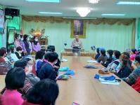 โครงการฝึกอาชีพให้ความรู้ชุมชนในเขตเทศบาลนครแม่สอดระยะยาว ประจำปีงบประมาณ 2564 หลักสูตรที่ 1 ดอกไม้ประดิษฐ์จากริบบิ้นผ้า