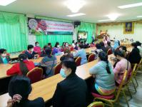 โครงการฝึกอาชีพให้ความรู้ชุมชนในเขตเทศบาลนครแม่สอดระยะยาว ประจำปีงบประมาณ 2564 หลักสูตรที่ 1 ดอกไม้ประดิษฐ์จากริบบิ้นผ้า