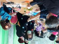 โครงการฝึกอาชีพให้ความรู้ชุมชนในเขตเทศบาลนครแม่สอดระยะยาว ประจำปีงบประมาณ 2564 หลักสูตรที่ 1 ดอกไม้ประดิษฐ์จากริบบิ้นผ้า