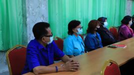 โครงการฝึกอาชีพให้ความรู้ชุมชนในเขตเทศบาลนครแม่สอดระยะยาว ประจำปีงบประมาณ 2564 หลักสูตรที่ 1 ดอกไม้ประดิษฐ์จากริบบิ้นผ้า