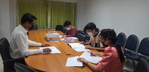 การประชุมติดตามและประเมินผลโครงการอาหารกลางวัน ภาคเรียนที่ 2/2564 ของโรงเรียนสังกัดคณะกรรมการการศึกษาขั้นพื้นฐาน (โรงเรียนแม่สอด) และกองกำกับการตำรวจตระเวชชายแดนที่ 34