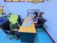 งานสังคมสงเคราะห์ให้บริการรับคำร้องและให้คำแนะนำแก่ผู้ใช้บริการด้านปัญหาครัวเรือนในการดูแลผู้สูงอายุระยะยาว