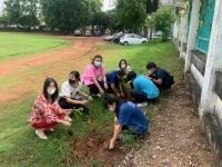 กองสวัสดิการสังคมร่วมกิจกรรมันรักต้นไม้ประจำปีของชาติ พ.ศ.2565 ตามโครงการปลูกต้นไม้และปลูกป่าเฉลิมพระเกียรติ เนื่องในโอกาสมหามงคลพระราชพิธีบรมราชาภิเษก ภายใต้ชื่อ “รวมใจไทย ปลูกต้นไม้ เพื่อแผ่นดิน”สืบสาน 100 ล้านต้น