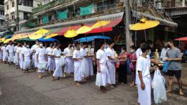 เทศบาลนครแม่สอดร่วมจัดกิจกรรมประเพณีแห่งพระธาตุ 28 พระองค์ ณ วัดสุนทริกาวาส(วัดป่าใหม่)