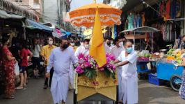 เทศบาลนครแม่สอดร่วมจัดกิจกรรมประเพณีแห่งพระธาตุ 28 พระองค์ ณ วัดสุนทริกาวาส(วัดป่าใหม่)
