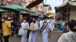 เทศบาลนครแม่สอดร่วมจัดกิจกรรมประเพณีแห่งพระธาตุ 28 พระองค์ ณ วัดสุนทริกาวาส(วัดป่าใหม่)