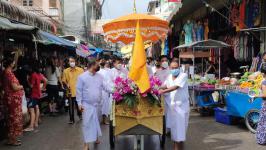 เทศบาลนครแม่สอดร่วมจัดกิจกรรมประเพณีแห่งพระธาตุ 28 พระองค์ ณ วัดสุนทริกาวาส(วัดป่าใหม่)