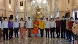 เทศบาลนครแม่สอดร่วมจัดกิจกรรมประเพณีแห่งพระธาตุ 28 พระองค์ ณ วัดสุนทริกาวาส(วัดป่าใหม่)