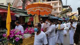 เทศบาลนครแม่สอดร่วมจัดกิจกรรมประเพณีแห่งพระธาตุ 28 พระองค์ ณ วัดสุนทริกาวาส(วัดป่าใหม่)