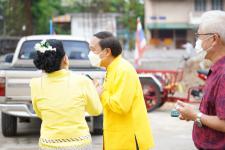 เทศบาลนครแม่สอดร่วมจัดกิจกรรมประเพณีแห่งพระธาตุ 28 พระองค์ ณ วัดสุนทริกาวาส(วัดป่าใหม่)