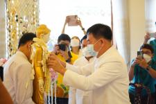 เทศบาลนครแม่สอดร่วมจัดกิจกรรมประเพณีแห่งพระธาตุ 28 พระองค์ ณ วัดสุนทริกาวาส(วัดป่าใหม่)