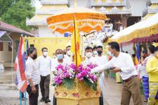 เทศบาลนครแม่สอดร่วมจัดกิจกรรมประเพณีแห่งพระธาตุ 28 พระองค์ ณ วัดสุนทริกาวาส(วัดป่าใหม่)