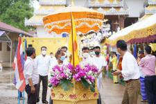 เทศบาลนครแม่สอดร่วมจัดกิจกรรมประเพณีแห่งพระธาตุ 28 พระองค์ ณ วัดสุนทริกาวาส(วัดป่าใหม่)