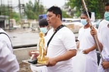 เทศบาลนครแม่สอดร่วมจัดกิจกรรมประเพณีแห่งพระธาตุ 28 พระองค์ ณ วัดสุนทริกาวาส(วัดป่าใหม่)