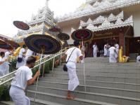 เทศบาลนครแม่สอดร่วมจัดกิจกรรมประเพณีแห่งพระธาตุ 28 พระองค์ ณ วัดสุนทริกาวาส(วัดป่าใหม่)