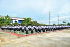 ภาพบรรยากาศการเปิดเทอมวันแรกของสถานศึกษาในสังกัดเทศบาลนครแม่สอด